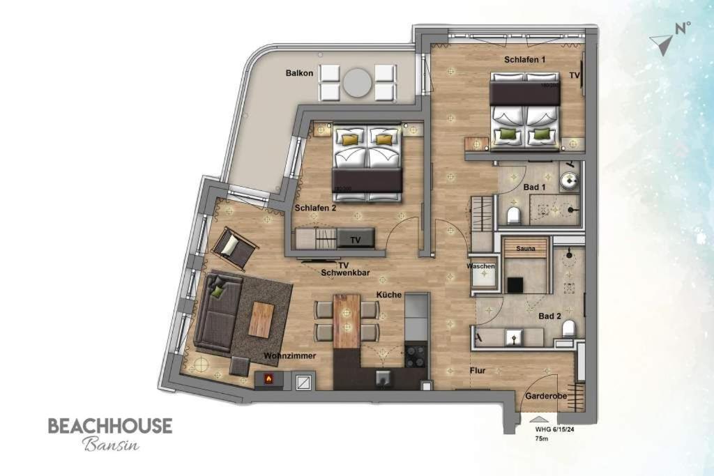 Beachhouse Bansin App 06 Heringsdorf  Kültér fotó